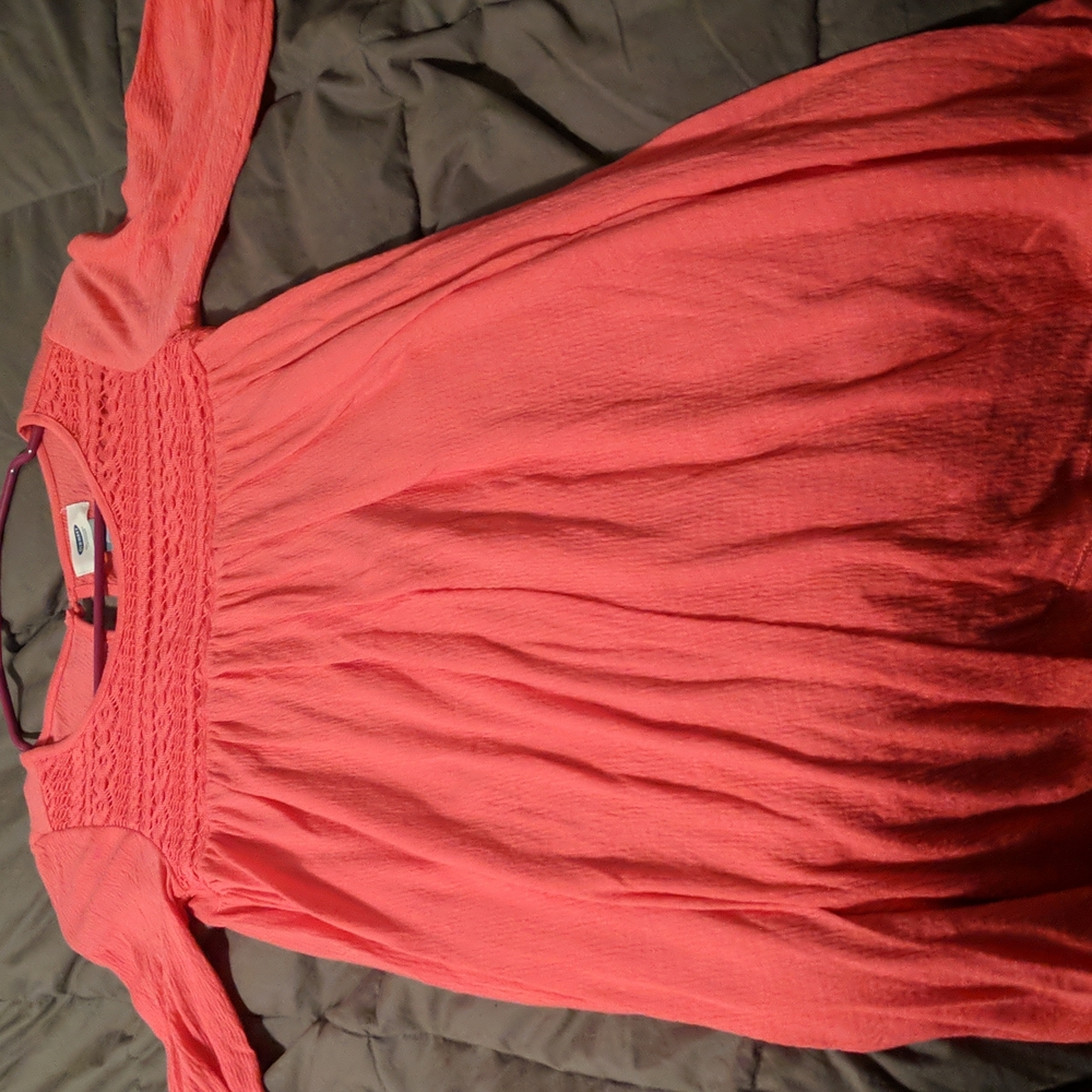 OLD NAVY sz med (8) peach